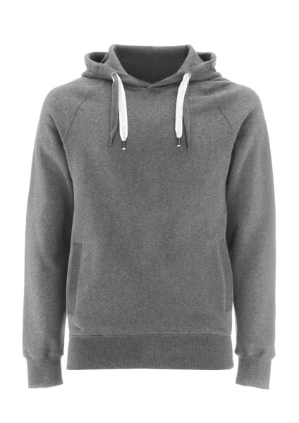 Melierter Bio Pullover Hoodie