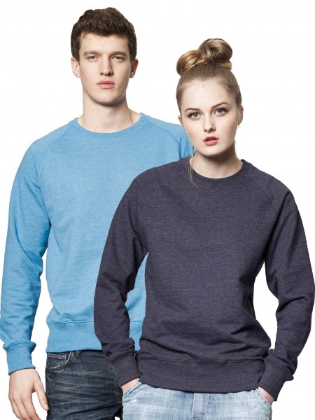 Melierter Recycelter Sweatshirt