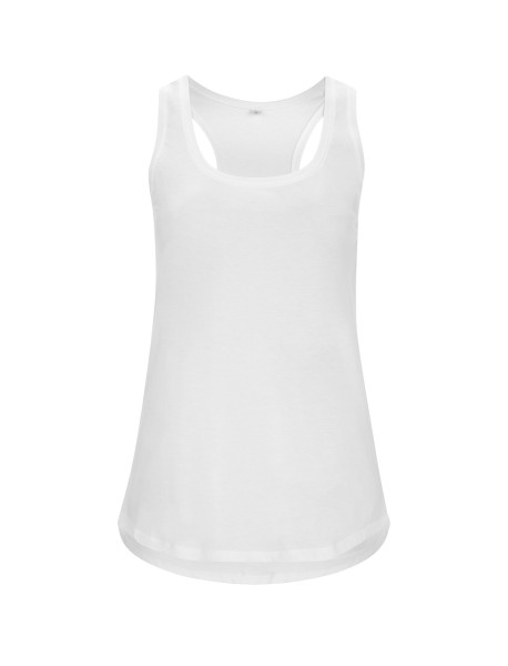 Racerback Top, weiß, Front